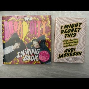 Broad City Bundle! Coloring Book and Abbi Jacobson “I Might Regret This”